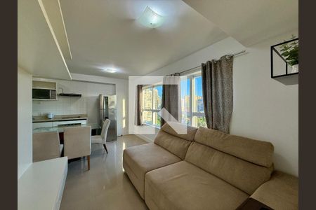 Sala de apartamento para alugar com 1 quarto, 56m² em Brooklin, São Paulo
