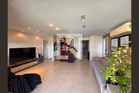 Sala de apartamento à venda com 3 quartos, 237m² em Barra da Tijuca, Rio de Janeiro