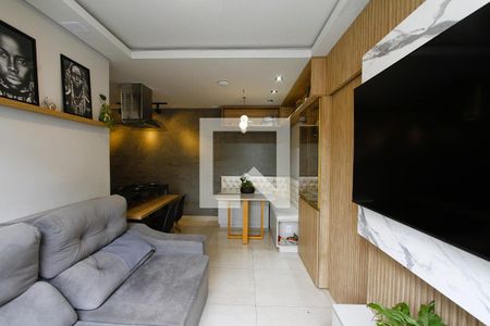 Sala de apartamento à venda com 2 quartos, 67m² em Estoril, Belo Horizonte