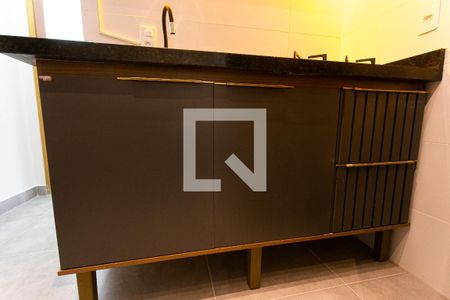 Cozinha de apartamento para alugar com 1 quarto, 37m² em Vila Carrão, São Paulo
