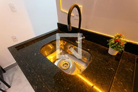 Cozinha de apartamento para alugar com 1 quarto, 37m² em Vila Carrão, São Paulo