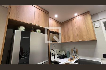 Cozinha de apartamento à venda com 1 quarto, 29m² em Brás, São Paulo