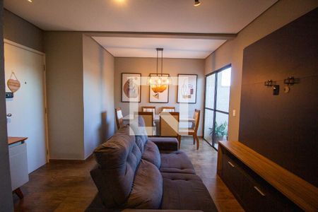 Sala  de apartamento para alugar com 1 quarto, 70m² em Jardim Santa Fe, Sorocaba