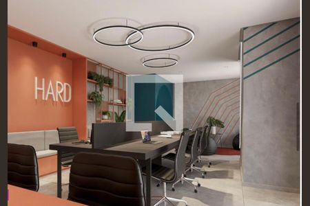 coworking de apartamento à venda com 1 quarto, 25m² em Nova Suíça, Belo Horizonte
