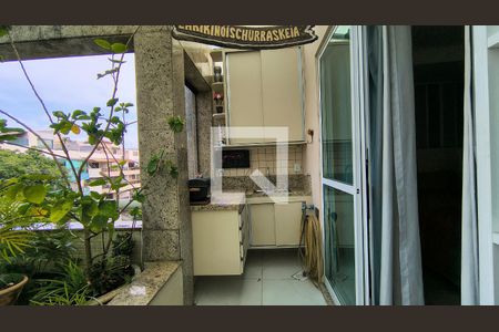 Varanda  de apartamento à venda com 3 quartos, 160m² em Recreio dos Bandeirantes, Rio de Janeiro