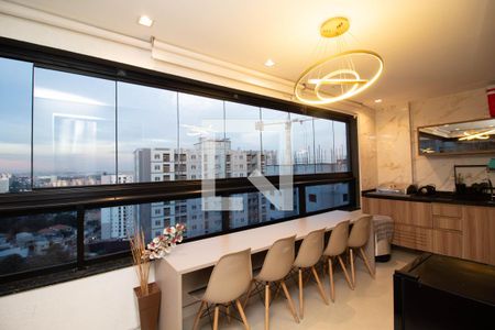 Varanda - Sala de apartamento para alugar com 3 quartos, 90m² em Vila Augusta, Guarulhos