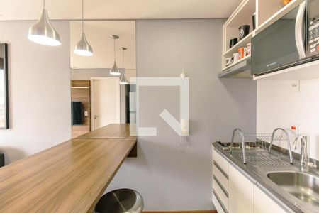 Sala/Cozinha de apartamento à venda com 1 quarto, 31m² em Belenzinho, São Paulo
