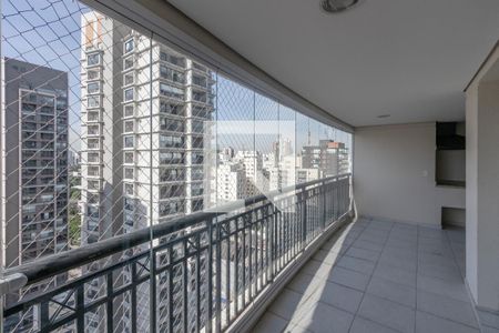 Varanda de apartamento para alugar com 3 quartos, 178m² em Brooklin, São Paulo