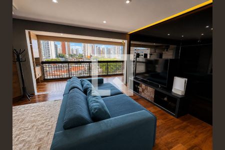 Sala de apartamento à venda com 4 quartos, 132m² em Vila Regente Feijó, São Paulo