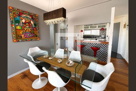 Sala de Jantar de apartamento à venda com 4 quartos, 132m² em Vila Regente Feijó, São Paulo