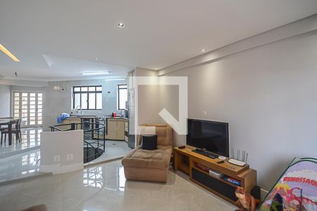 Sala de apartamento à venda com 3 quartos, 186m² em Vila Caminho do Mar, São Bernardo do Campo