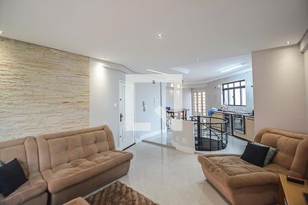 Sala de apartamento à venda com 3 quartos, 186m² em Vila Caminho do Mar, São Bernardo do Campo