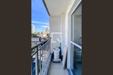 Varanda da Sala de apartamento para alugar com 1 quarto, 28m² em Vila Romana, São Paulo