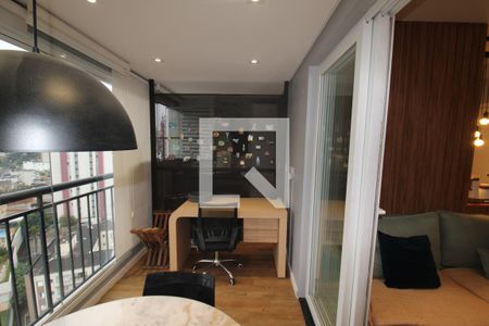 Sala / Cozinha - Varanda de apartamento à venda com 1 quarto, 41m² em Santana, São Paulo