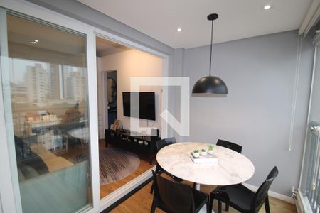 Sala / Cozinha - Varanda de apartamento à venda com 1 quarto, 41m² em Santana, São Paulo