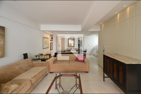 Sala de Estar de apartamento à venda com 3 quartos, 180m² em Funcionários, Belo Horizonte