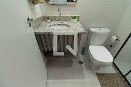 Banheiro da Suíte de apartamento para alugar com 1 quarto, 28m² em Ipiranga, São Paulo