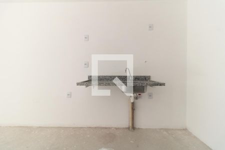 Sala/Cozinha  de kitnet/studio à venda com 1 quarto, 27m² em Bosque da Saúde, São Paulo