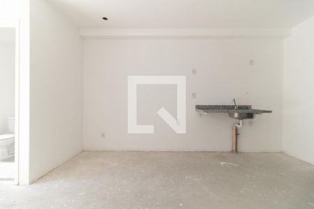 Sala/Cozinha  de kitnet/studio à venda com 1 quarto, 27m² em Bosque da Saúde, São Paulo