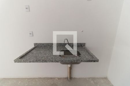 Sala/Cozinha  de kitnet/studio à venda com 1 quarto, 27m² em Bosque da Saúde, São Paulo