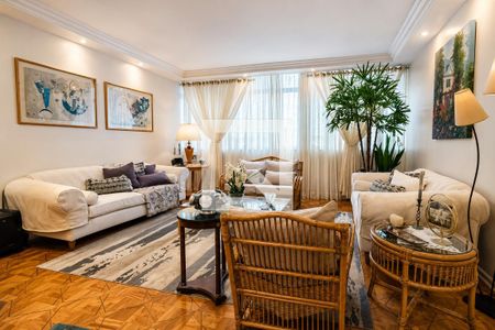 Sala de Estar de apartamento à venda com 4 quartos, 159m² em Consolação, São Paulo