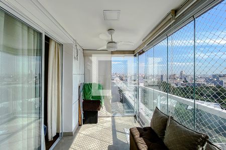 Varanda da Sala de apartamento à venda com 2 quartos, 66m² em Pari, São Paulo
