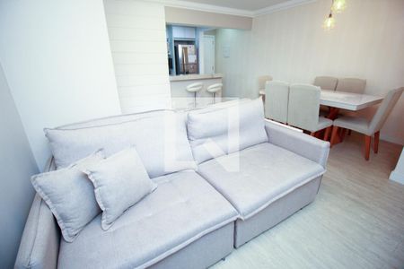 Sala de apartamento à venda com 2 quartos, 65m² em Vila Valparaíso, Santo André
