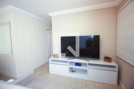Sala de apartamento à venda com 2 quartos, 65m² em Vila Valparaíso, Santo André