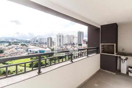 Varanda gourmet de apartamento à venda com 1 quarto, 55m² em Jardim Tupanci, Barueri