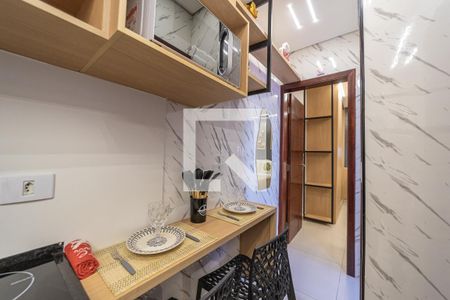 Cozinha de apartamento para alugar com 1 quarto, 30m² em Aricanduva, São Paulo
