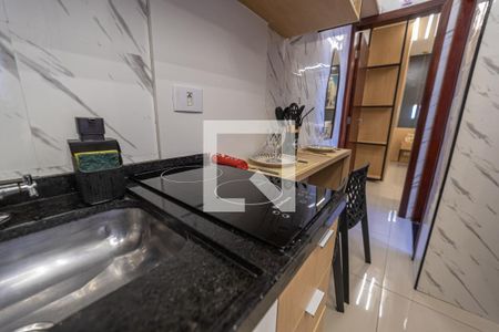 Cozinha de apartamento para alugar com 1 quarto, 30m² em Aricanduva, São Paulo