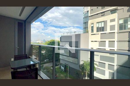 Varanda de kitnet/studio para alugar com 1 quarto, 29m² em Pinheiros, São Paulo