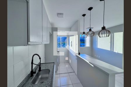 Cozinha e Área de Serviço de apartamento à venda com 2 quartos, 43m² em Recreio dos Bandeirantes, Rio de Janeiro
