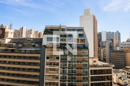 Varanda e Vista de apartamento para alugar com 1 quarto, 37m² em Consolação, São Paulo