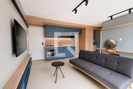 Sala de apartamento para alugar com 1 quarto, 37m² em Consolação, São Paulo