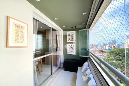 Varanda da Sala de apartamento à venda com 3 quartos, 85m² em Gutierrez, Belo Horizonte