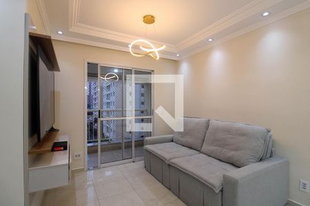 Sala  de apartamento à venda com 3 quartos, 73m² em Vila Sonia do Taboao, Taboão da Serra