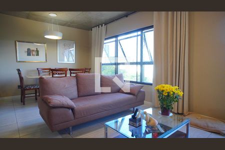 Sala  de apartamento à venda com 1 quarto, 69m² em Petrópolis, Porto Alegre