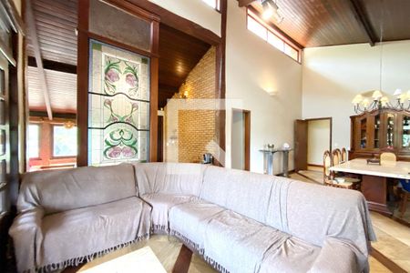 Sala de Estar de casa de condomínio à venda com 4 quartos, 400m² em Ville de Montagne, Nova Lima