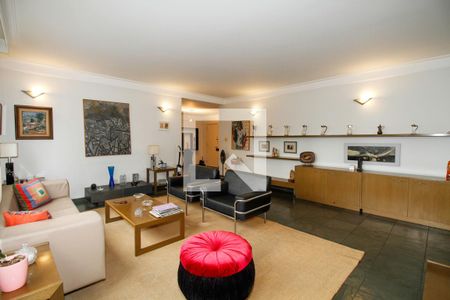 Sala de Estar e Jantar de apartamento para alugar com 3 quartos, 260m² em Jardim Paulista, São Paulo