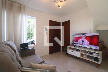 sala de casa de condomínio à venda com 2 quartos, 60m² em Santo Afonso, Novo Hamburgo
