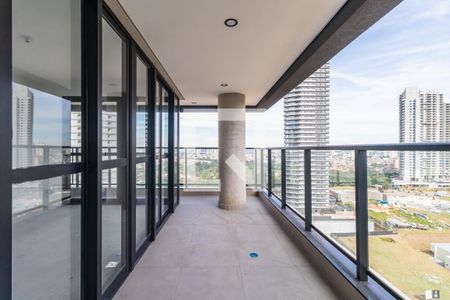 Varanda da sala de apartamento à venda com 3 quartos, 112m² em Alphaville Empresarial, Barueri