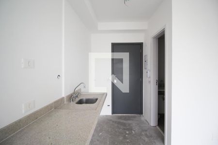 Cozinha de kitnet/studio à venda com 1 quarto, 31m² em Indianópolis, São Paulo
