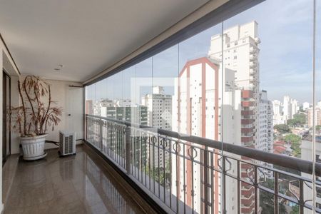 Varanda de apartamento para alugar com 4 quartos, 178m² em Campo Belo, São Paulo