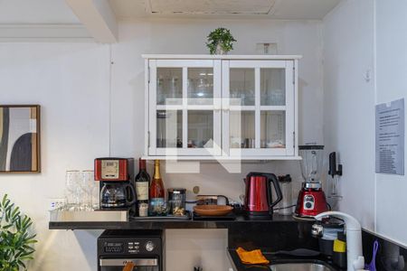 Sala/Cozinha de apartamento para alugar com 1 quarto, 60m² em Cidade Monções, São Paulo