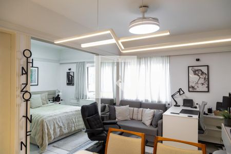 Sala/Quarto de apartamento para alugar com 1 quarto, 60m² em Cidade Monções, São Paulo