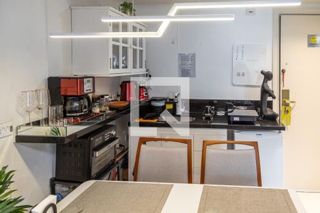 Sala/Cozinha de apartamento para alugar com 1 quarto, 60m² em Cidade Monções, São Paulo