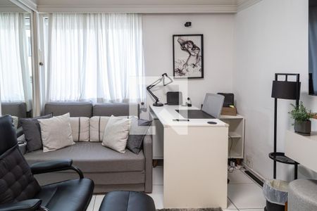 Sala/Cozinha de apartamento para alugar com 1 quarto, 60m² em Cidade Monções, São Paulo