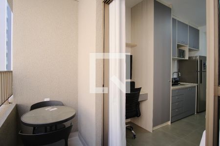 Varanda de kitnet/studio para alugar com 1 quarto, 23m² em Tatuapé, São Paulo