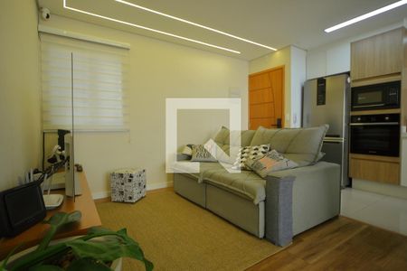 Sala - (living)  de apartamento à venda com 3 quartos, 77m² em Vila Marlene, São Bernardo do Campo